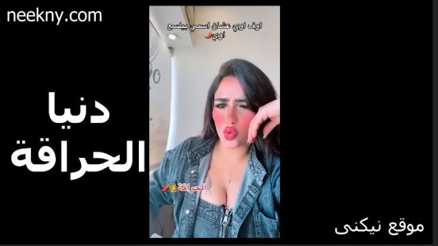 دنيا الحراقة خرباها وبزازها طالعة فى الايف دينا الحراقة